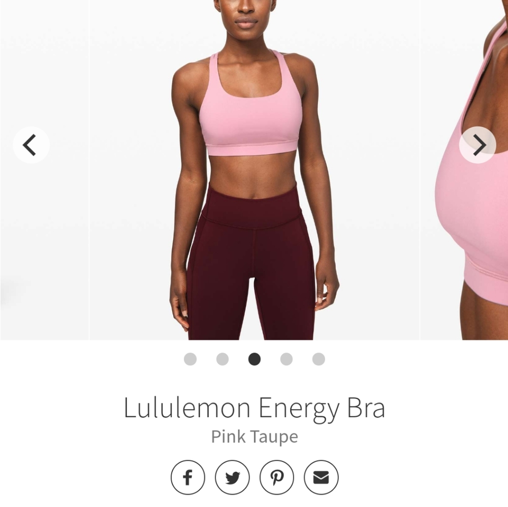 Lululemon Energy bra